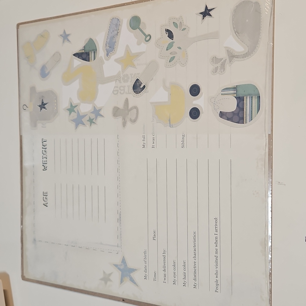 Rugged Baby Boy Arrival Additions Paper pack